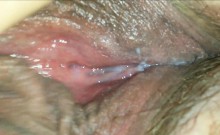 Very Wet Milf Pussy Up Close