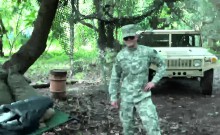 Hardcore Anal Sex Outdoor With Sexy Ass Soldier For You