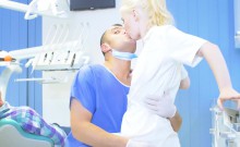 Mischa Cross getting pussy hammered by big dick dentist