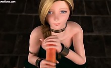 Sexual Animated Blonde Gets Screwed