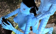 Neytiri getting fucked in Avatar 3D porn parody