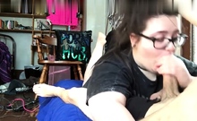 Deepthroat Doggystyle and Cumshot