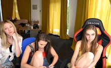 PAWG Teens get Bored and Masturbaate together