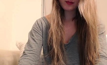 Amazing SheBabe Cums at 1.33 Min Webcam Show Part 2