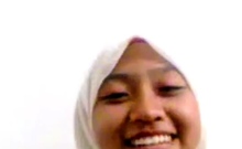 Malay Hijab Girl In Action