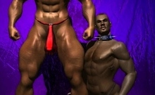 3D Muscle Males Like Big Dicks