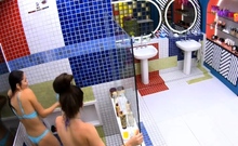 Girls taking shower caught on hidden cam
