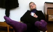 Music Teacher Get Worship Pantyhosed Feet After Lesson