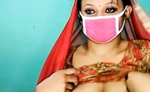 Tamil Bitc Show Boobs Up Her Shalwar 432