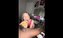 Amateur allure blonde pov blowjob